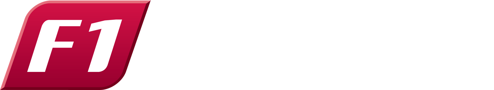 F1 logo white